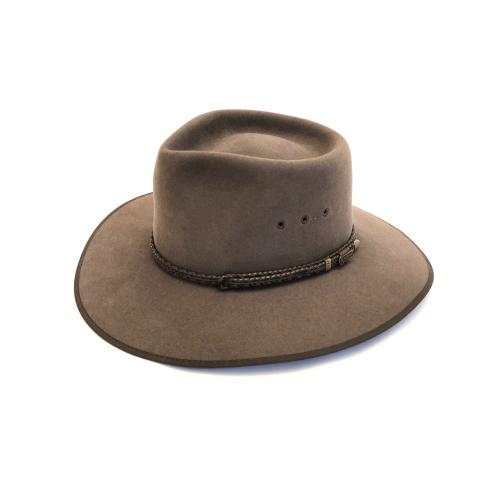 immagine che rappresenta il cappello akubra cattleman marrone chiaro