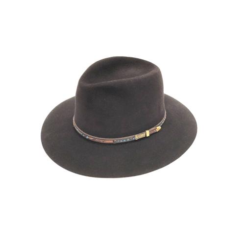 immagine che rappresenta il cappello akubra leisure time nero